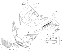 Front Body Panel And Headlight Assemblies