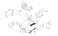 Front Rack, Body Panel, And Headlight Assemblies