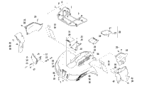 Front Rack, Body Panel, And Headlight Assemblies