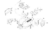Front Rack, Body Panel, And Headlight Assemblies