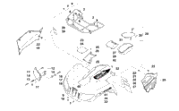 Front Rack, Body Panel, And Headlight Assemblies