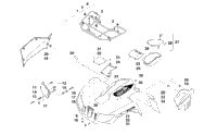 Front Rack, Body Panel, And Headlight Assemblies