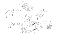 Front Rack, Body Panel, And Headlight Assemblies