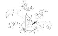 Front Rack, Body Panel, And Headlight Assemblies