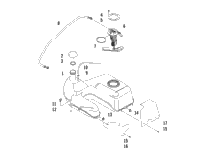 Gas Tank Assembly (Vin: 4Uf10atv3at202941 Through 4Uf10atv7at203026 And Vin: 4Uf10atv5at203038 And Up)