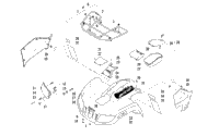 Front Rack, Body Panel, And Headlight Assemblies