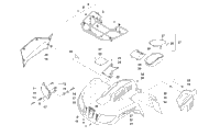 Front Rack, Body Panel, And Headlight Assemblies