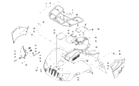 Front Rack, Body Panel, And Headlight Assemblies
