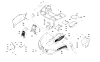 Front Rack, Body Panel, And Headlight Assemblies