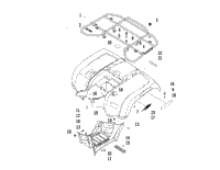 Rear Rack, Body Panel, And Footwell Assemblies