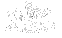 Front Rack, Body Panel, And Headlight Assemblies