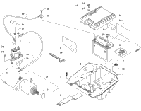 Battery And Starter Assembly