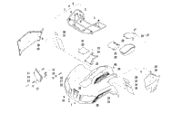 Front Rack, Body Panel, And Headlight Assemblies