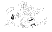 Front Rack, Body Panel, And Headlight Assemblies