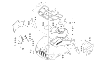 Front Rack, Body Panel, And Headlight Assemblies