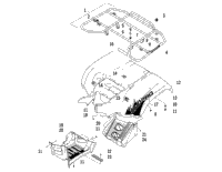 Rear Rack, Body Panel, And Footwell Assemblies