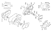 Clutch/V-Belt/Magneto Cover Assembly