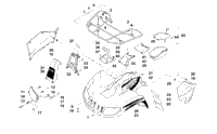 Front Rack, Body Panel, And Headlight Assemblies