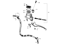 Hydraulic Hand Brake Assembly