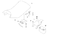 Seat, Battery, And Tool Kit Assemblies