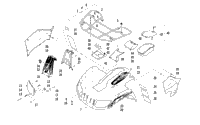Front Rack, Body Panel, And Headlight Assemblies