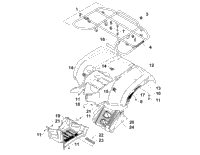 Rear Rack, Body Panel, And Footwell Assemblies