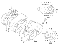 Clutch/V-Belt/Magneto Cover Assembly