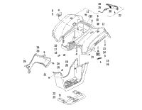 Rear Body Panel And Taillight Assemblies