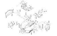 Front Rack, Body Panel, And Headlight Assemblies