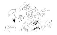 Front Rack, Body Panel, And Headlight Assemblies