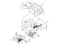 Rear Rack, Body Panel, And Footwell Assemblies