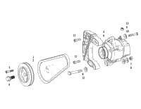 External Alternator And Drive Pulley Assemblies