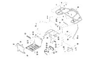 Rear Body, Rack, And Taillight Assembly
