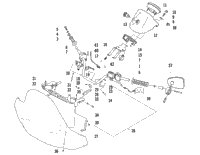 Handlebar And Windshield Assembly