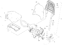 Passenger Seat And Backrest Assembly