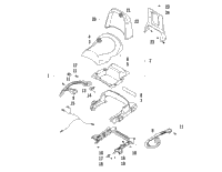 Passenger Seat And Backrest Assembly