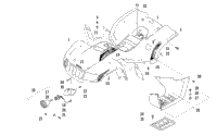 Body Panel And Headlight Assembly