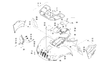 Front Rack, Body Panel, And Headlight Assemblies