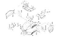 Front Rack, Body Panel, And Headlight Assemblies