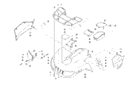 Front Rack, Body Panel, And Headlight Assemblies