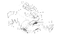 Front Rack, Body Panel, And Headlight Assemblies