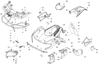 Front Body, Rack, And Headlight Assembly