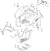 Rear Body Panel And Taillight Assemblies