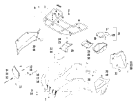 Front Rack And Headlight Assemblies (Le)
