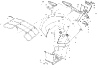 Rear Rack, Body Panel, Footwell And Taillight Assemblies