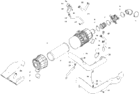 Air Intake And Belt Cooling Assembly