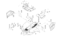 Front Rack, Body Panel, And Headlight Assemblies