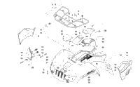 Front Rack, Body Panel, And Headlight Assemblies