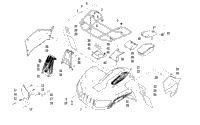 Front Rack, Body Panel, And Headlight Assemblies