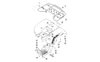 Rear Rack, Body Panel, And Footwell Assemblies